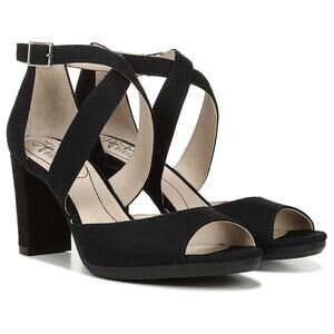 LifeStride Allison Strappy Dress Sandals Black